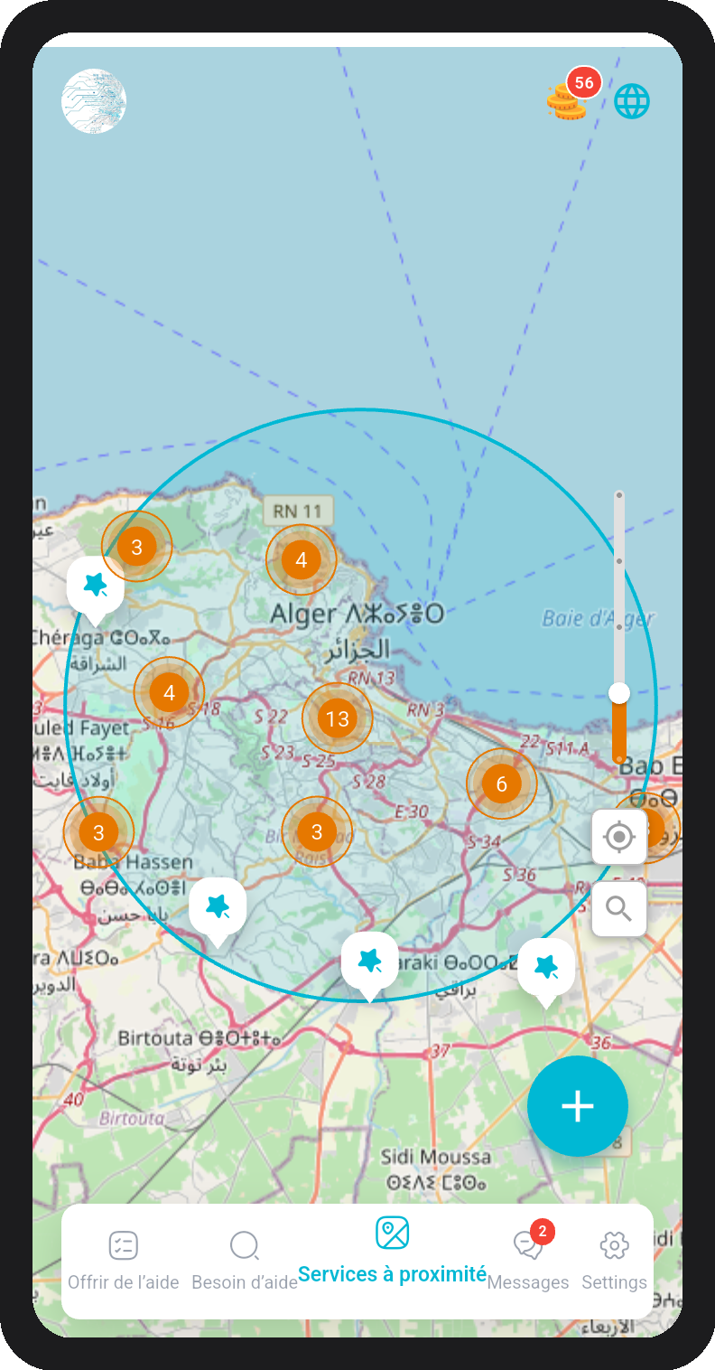 Event pins on Brikoula: see what's happening around you, while it's happening